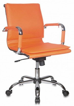 Кресло руководителя Бюрократ CH-993-LOW/ORANGE оранжевый в Камышлове - kamyshlov.ok-mebel.com | фото