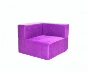 Кресло-угловое-модуль бескаркасное Тетрис 30 (Фиолетовый) в Камышлове - kamyshlov.ok-mebel.com | фото