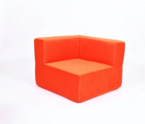 Кресло-угловое-модуль бескаркасное Тетрис 30 (Оранжевый) в Камышлове - kamyshlov.ok-mebel.com | фото