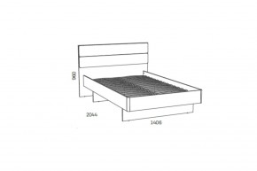 Кровать 1200х2000 "Морти" НМ 041.20 Х с основанием в Камышлове - kamyshlov.ok-mebel.com | фото 7
