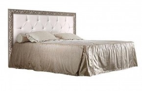 Кровать 2-х спальная(1,6 м)Тиффани Premium черная/серебро с мягким элементом со стразами с подъемным механизмом (ТФКР-2[3][7](П) в Камышлове - kamyshlov.ok-mebel.com | фото 1