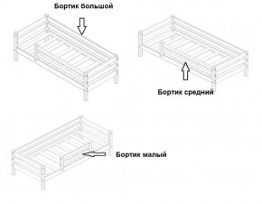 Кровать 2-х ярусная Сонечка с бортиками (лестница наклонная) в Камышлове - kamyshlov.ok-mebel.com | фото 4