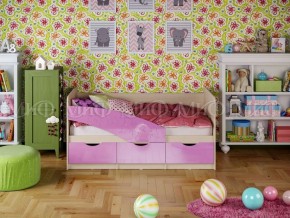 Кровать Бабочки (Сиреневый металлик) 1600 в Камышлове - kamyshlov.ok-mebel.com | фото