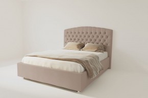Кровать Берлин без основания 2000 (велюр серый) в Камышлове - kamyshlov.ok-mebel.com | фото