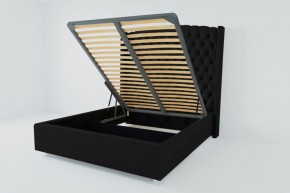 Кровать Берлин ЛЮКС с ПМ 1400 (экокожа кольт ч) в Камышлове - kamyshlov.ok-mebel.com | фото 2