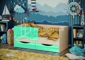 Кровать Дельфин-2 МДФ (фасад 3D) 1600 в Камышлове - kamyshlov.ok-mebel.com | фото 8