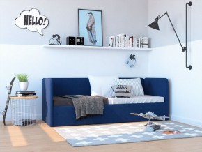 Кровать-диван Leonardo 160*70 (Синий) + боковина в Камышлове - kamyshlov.ok-mebel.com | фото 5