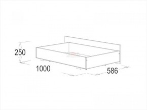 Кровать двойная Ольга 1Н + 2-а ящика (1200*2000) в Камышлове - kamyshlov.ok-mebel.com | фото 3