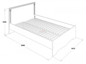 Кровать двойная Ольга 1Н + 2-а ящика (1600*2000) в Камышлове - kamyshlov.ok-mebel.com | фото 2