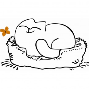 Кровать двухуровневая Кот № 900.1 ПРАВАЯ (туя светлая/белый) в Камышлове - kamyshlov.ok-mebel.com | фото 2