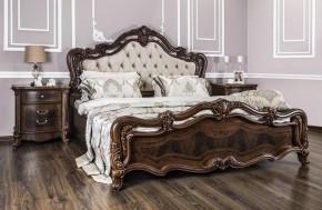 Кровать двуспальная Илона с мягким изголовьем (1800) караваджо в Камышлове - kamyshlov.ok-mebel.com | фото