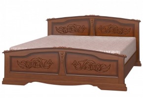 ЕЛЕНА Кровать из массива 1200 (Орех) в Камышлове - kamyshlov.ok-mebel.com | фото 1