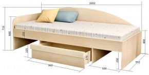 Кровать Изгиб в Камышлове - kamyshlov.ok-mebel.com | фото 2