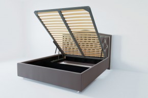 Кровать Калининград с ПМ 1400 (велюр темно-серый) в Камышлове - kamyshlov.ok-mebel.com | фото