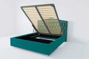 Кровать Калининград с ПМ 1600 (велюр бирюзовый) в Камышлове - kamyshlov.ok-mebel.com | фото