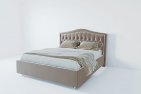 Кровать Калининград с ПМ 1600 (велюр светло-серый) в Камышлове - kamyshlov.ok-mebel.com | фото 2
