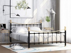 Кровать металлическая "Эльда" Черный/Золото в Камышлове - kamyshlov.ok-mebel.com | фото