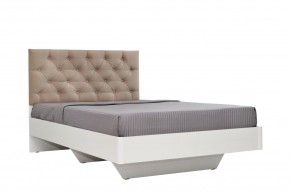 Кровать Милана (900) Каретная стяжка, на щитах в Камышлове - kamyshlov.ok-mebel.com | фото 3