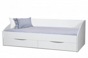 Кровать одинарная "Фея - 3" симметричная New (2000Х900) белая в Камышлове - kamyshlov.ok-mebel.com | фото