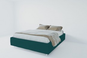 Кровать Подиум с ортопедическим основанием 800 (велюр бирюзовый) в Камышлове - kamyshlov.ok-mebel.com | фото 1
