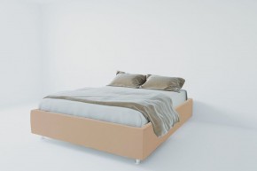 Кровать Подиум с ортопедическим основанием 800 (велюр светло-серый) в Камышлове - kamyshlov.ok-mebel.com | фото