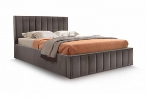 Кровать "Вена" 1600 СТАНДАРТ Вариант 3 Мора коричневый + бельевой ящик с кроватным основанием и подъемным механизмом в Камышлове - kamyshlov.ok-mebel.com | фото