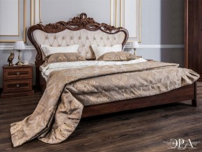 Кровать с мягким изголовьем Афина 1600 (караваджо) в Камышлове - kamyshlov.ok-mebel.com | фото