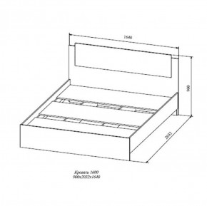 СОФИ СКР1600.1 Кровать 1600 в Камышлове - kamyshlov.ok-mebel.com | фото 2