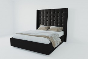Кровать Венеция ЛЮКС с ПМ 1400 (экокожа кольт ч) в Камышлове - kamyshlov.ok-mebel.com | фото 2