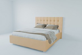 Кровать Венеция с ПМ 800 (экокожа бежевая) в Камышлове - kamyshlov.ok-mebel.com | фото 2
