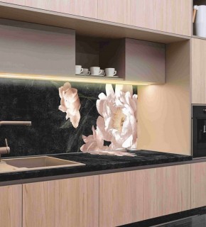 Кухонный фартук со столешницей (А-05) в едином стиле (3050 мм) в Камышлове - kamyshlov.ok-mebel.com | фото