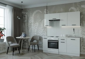 Кухонный гарнитур Белый Глянец 1800 (Стол. 26мм) в Камышлове - kamyshlov.ok-mebel.com | фото