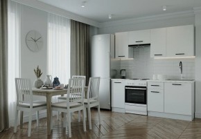 Кухонный гарнитур Белый Глянец 2000 (Стол. 38мм) в Камышлове - kamyshlov.ok-mebel.com | фото