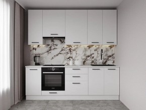 Кухонный гарнитур Белый Глянец 2400 h950 (Стол. 38мм) в Камышлове - kamyshlov.ok-mebel.com | фото