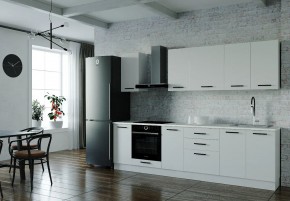 Кухонный гарнитур Белый Глянец 2800 (Стол. 38мм) в Камышлове - kamyshlov.ok-mebel.com | фото