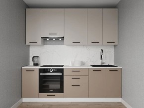 Кухонный гарнитур Каппучино 2400 h950 (Стол. 26мм) в Камышлове - kamyshlov.ok-mebel.com | фото