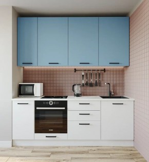 Кухонный гарнитур Капри 2200 h950 (Стол. 38мм) в Камышлове - kamyshlov.ok-mebel.com | фото
