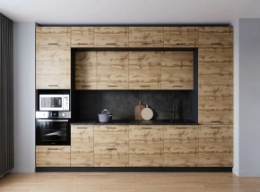 Кухонный гарнитур Крафт 3400 (Стол. 26мм) в Камышлове - kamyshlov.ok-mebel.com | фото