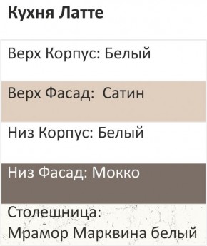 Кухонный гарнитур Латте 1200 (Стол. 38мм) в Камышлове - kamyshlov.ok-mebel.com | фото 3