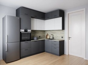 Кухонный гарнитур Меренга 2200*1700 (Стол. 26мм) в Камышлове - kamyshlov.ok-mebel.com | фото