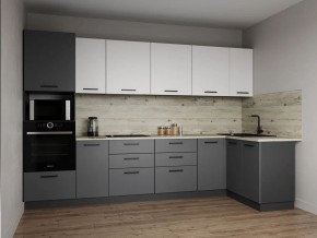 Кухонный гарнитур Меренга 3200*1400 (Стол. 38 мм) в Камышлове - kamyshlov.ok-mebel.com | фото