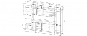 Кухонный гарнитур Меренга 3400 (Стол. 26мм) в Камышлове - kamyshlov.ok-mebel.com | фото 2