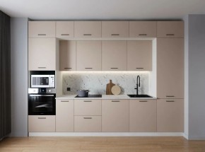 Кухонный гарнитур Шампань 3400 (Стол. 38мм) в Камышлове - kamyshlov.ok-mebel.com | фото