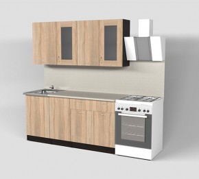 Кухня Симона Демо 1700 (Венга/Дуб Сонома) в Камышлове - kamyshlov.ok-mebel.com | фото