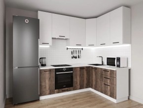 Кухонный гарнитур Старое Дерево 2200*1600 h950 (Стол. 38мм) в Камышлове - kamyshlov.ok-mebel.com | фото