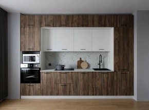 Кухонный гарнитур Старое Дерево 3400 (Стол. 26мм) в Камышлове - kamyshlov.ok-mebel.com | фото
