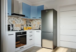 Кухонный гарнитур угловой Капри 2200х1000 (Стол. 26мм) в Камышлове - kamyshlov.ok-mebel.com | фото