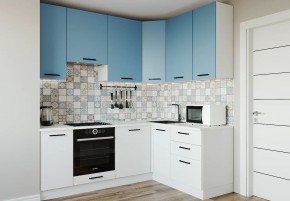Кухонный гарнитур угловой Капри 2200х1600 (Стол. 26мм) в Камышлове - kamyshlov.ok-mebel.com | фото
