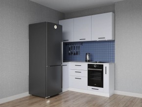 Кухонный гарнитур угловой Смоки 1000*1800 (Стол. 38 мм) в Камышлове - kamyshlov.ok-mebel.com | фото