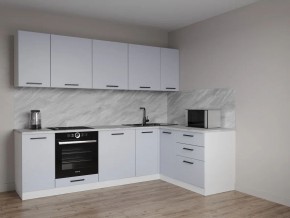 Кухонный гарнитур угловой Смоки 2600*1600 (Стол. 38 мм) в Камышлове - kamyshlov.ok-mebel.com | фото